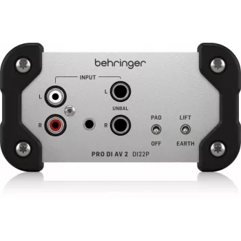 Behringer DI22P passiivne stereo DI-box