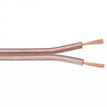 Goobay LSK 2x4.0 läbipaistev kõlarikaabel 50m
