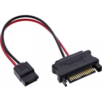 InLine® SATA toiteadapteri kaabel, SATA emane SlimSATA isasele, 0,15 m