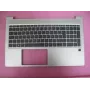 HP ProBook 450/455 G6/G7 ülemise katte komplekt koos prantsuse AZERTY klaviatuuriga, ilma nutikaardi lugejata, Natural Silver