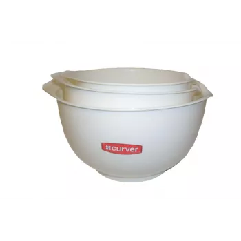 CURVER Smart Fresh segamiskausikomplekt 3tk valge 1,5L 2,5L 4L pesastatav