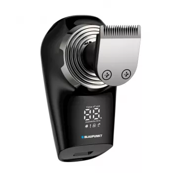 Blaupunkt MSH601 pöörlev pardel 3 peaga märg- ja kuivhabemeajamisaparaat pop-up trimmiga, LED-aku indikaator, reisilukk, IPX7 veekindel, 60 min juhtmeta tööaeg, must/hõbedane