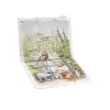 KEEEPER reisimatt Antek Winnie the Pooh, kokkupandav, valge, 70 x 50 x 5 cm