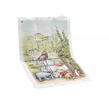 KEEEPER reisimatt Antek Winnie the Pooh, kokkupandav, valge, 70 x 50 x 5 cm
