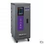Qoltec kolmefaasiline AVR pingestabilisaator 30kVA servomootoriga LCD Expert Line