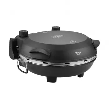 TEESA SUPREME FUN pitsaahi 1200W, 400°C, kahekordne küttekeha, must