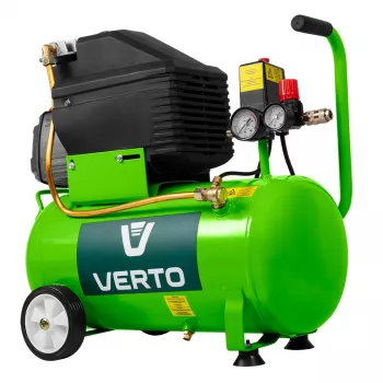 VERTO 24L õlitatav õhukompressor, 2,8 kW, 8 baari, 206 L/min, 230V