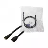 LogiLink CU0121 USB 2.0 Micro-B isane Micro-B emase pikenduskaabel, 1 m, must