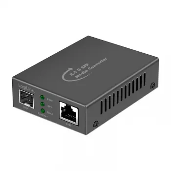LogiLink 2.5 Gigabit meediakonverter RJ45 SFP-le