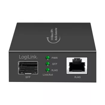 LogiLink 10 Gigabit meediakonverter RJ45-lt 10G SFP+-le (NMC003)