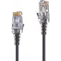 PureLink AVIT Media Series Slim Cat.6a S/FTP patchkaabel, 0,5 m, must