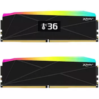 V-Color Manta XFinity+ aRGB 32GB (2 x 16GB) DDR5-6400 CL32 lauaarvuti mälukomplekt, Intel XMP 3.0 / AMD EXPO, must