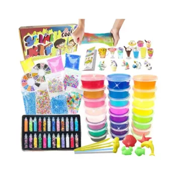 iLike Slime DIY komplekt XL täielik komplekt sliimi valmistamiseks kodus mitmevärviline