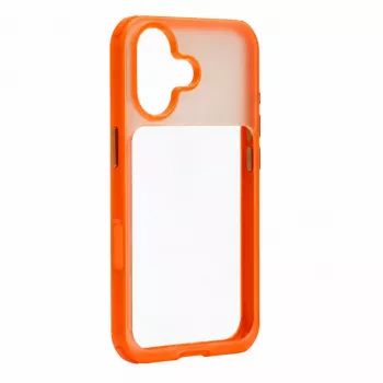 Evelatus Apple iPhone 17 LiveCase hübriidkate koos alusega PC+TPU oranž