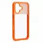 Evelatus Apple iPhone 17 LiveCase hübriidkate koos alusega PC+TPU oranž