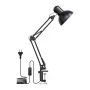 LEPRO 3100027-EU LED laualamp USB laadimisportiga, 5 värvustemperatuuri, 7 heledustaset, puutejuhtimine, taimer, painduv vars, silmasõbralik, must