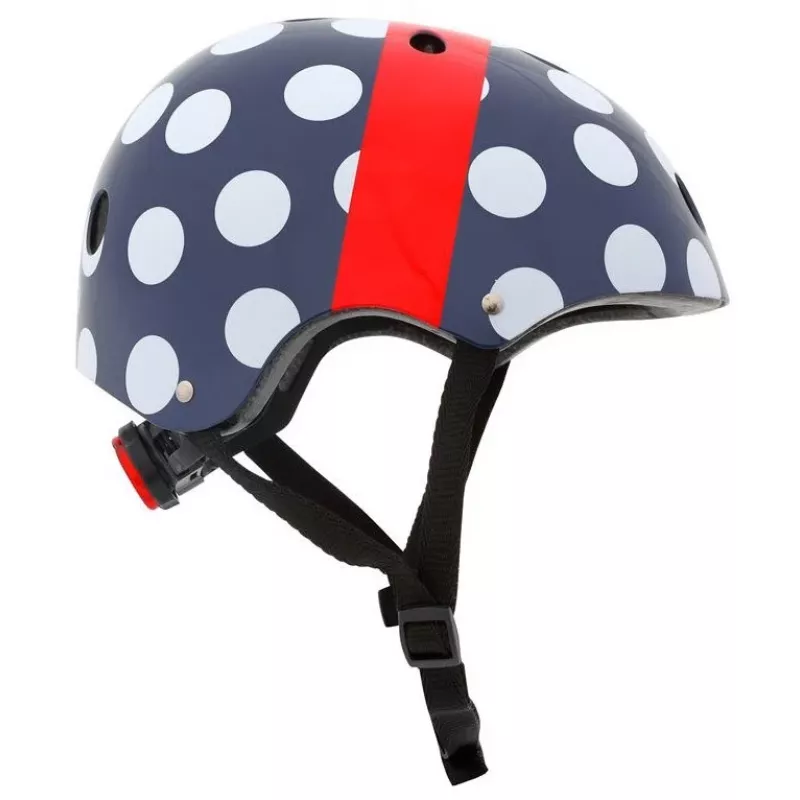 Hornit POM913 täpilise mustriga mitme spordiala kiiver lastele, 53-58 cm, must/sinine/punane/valge