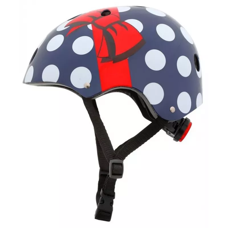 Hornit POM913 täpilise mustriga mitme spordiala kiiver lastele, 53-58 cm, must/sinine/punane/valge