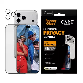 PanzerGlass Privacy Flagship 3-in-1 komplekt iPhone 18 Pro Maxile