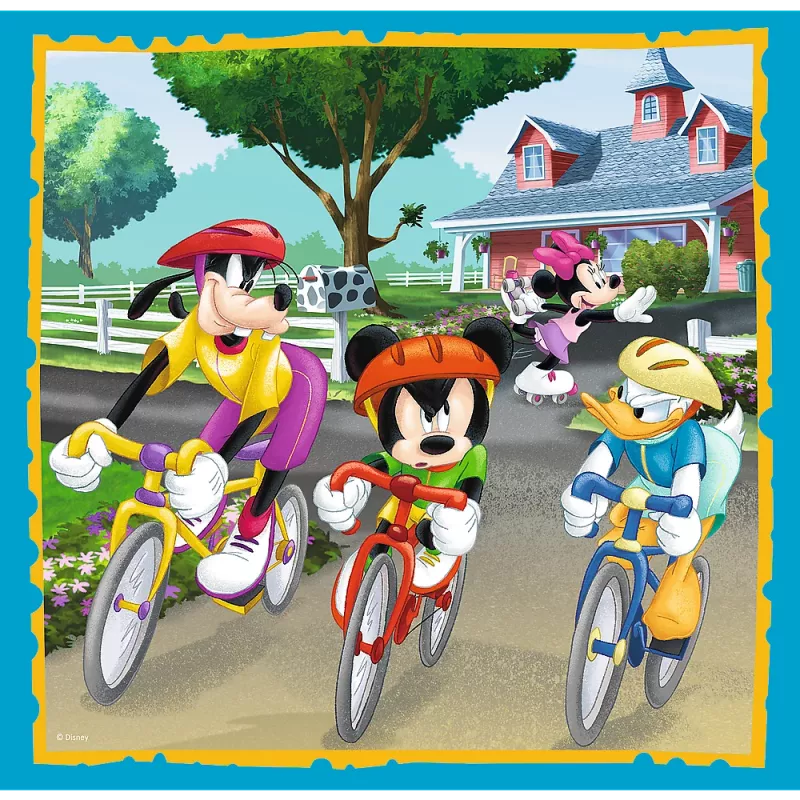 Trefl 3-in-1 Mickey Mouse and Friends puslesett - 20, 36, 50 tükki