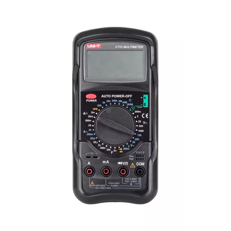 UNI-T UT53 digitaalne multimeeter koos isolatsioonitestriga