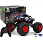 LEAN TOYS 9023 Dinosaurus kaugjuhitav maastikuauto suurte ratastega 2.4G – 1:16 mõõtkavas 4WD off-road RC sõiduk, roheline/pruun