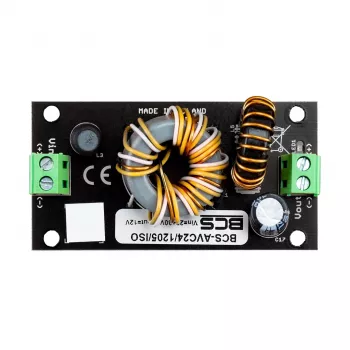 BCS-AVC24/1205/ISO 24V AC 5A 120W DIN-liinile kinnitatav CCTV toiteallikas