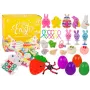 LEAN TOYS Lihavõtte näpitsemänguasjad Antistress mänguasjade komplekt 24 elementi