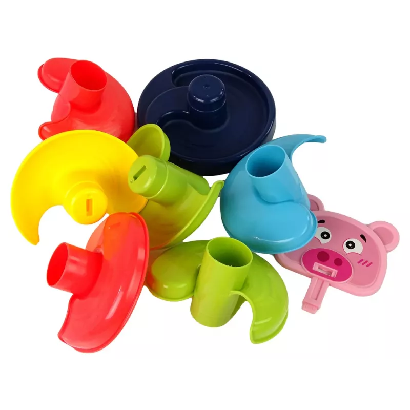 LEAN TOYS Hariduslik palliliumäe 6 tasandiga, seakujulise korviga sorteerija