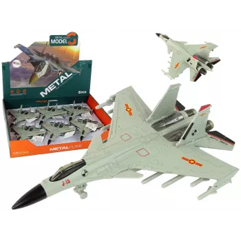 LEAN TOYS 15410 hall hõõrdajamiga hävituslennuk 1:72