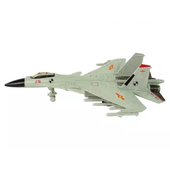 LEAN TOYS 15410 hall hõõrdajamiga hävituslennuk 1:72
