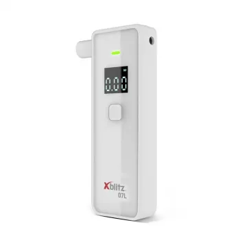 XBLITZ 07L pooljuht-alkomeeter LCD-taustvalgustusega, 5 suitsuotsikut, CE-sertifitseeritud