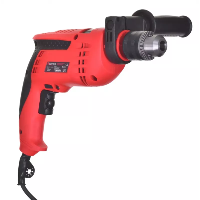 VERTEX VWU710 710W lööktrell 13mm padruniga, 0-2800 pööret/min, 0-44800 lööki/min, muudetava kiirusega, pöörlev, lisakäepide, sügavuspiirik