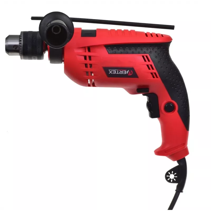 VERTEX VWU710 710W lööktrell 13mm padruniga, 0-2800 pööret/min, 0-44800 lööki/min, muudetava kiirusega, pöörlev, lisakäepide, sügavuspiirik
