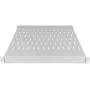 ALANTEC SA-PR-19-1U-500-900-4-S Reguleeritava sügavusega 19 inch 1U riiul, sügavus 500-900 mm, hall, 4 kinnituspunkti