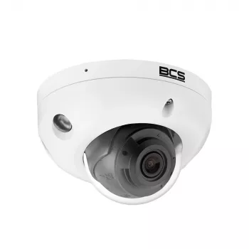 BCS 8MP välisdomed IP-kaamera AI-analüüsiga, 2,8mm fikseeritud objektiiv, 30m IR, IP67, IK10, PoE BCS-P-DMIP28FSR3L3-Ai2