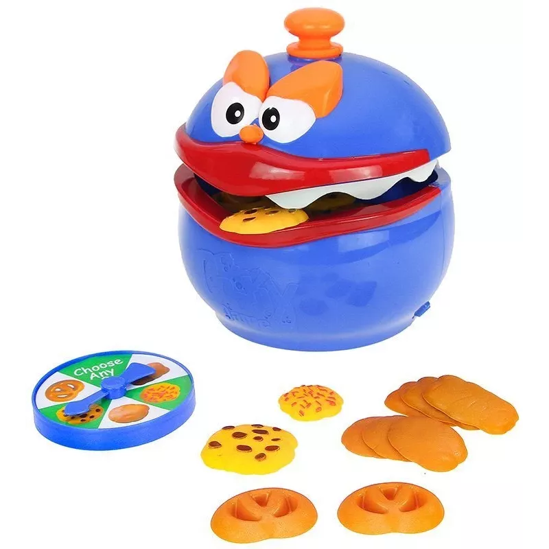 LEAN TOYS Küpsiste Haaramise Mäng Küpsiste Sööja Naljakas Pere Mäng - Tegevus- ja Refleksmäng 2-4 Mängijale Alates 3. Eluaastast