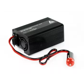 AZO Digital IPS-400 400W 12V DC kuni 230V AC modifitseeritud siinuslaine pingemuundur Schuko pistikupesa, akuklambrite ja sigaretisüütaja pistikuga