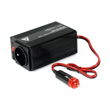 AZO Digital IPS-400 400W 12V DC kuni 230V AC modifitseeritud siinuslaine pingemuundur Schuko pistikupesa, akuklambrite ja sigaretisüütaja pistikuga