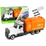 LEAN TOYS Prügiauto lahtivõetav ja kokkupandavate tarvikutega oranž