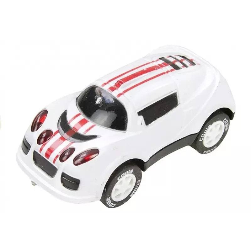 LEAN TOYS 2-in-1 võidusõidukomplekt RC pilujälje autorada koos 2 autoga, 3,6 m modulaarne ringrada, juhtmevabad pultid, LED-esituled, alates 6. eluaastast