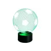 LEAN TOYS Juhtmevaba 3D LED Kuu Lamp Pultja Puutejuhtimisega, 16 Värvi, Hämardatav, Laetav, PLA, 150 mm