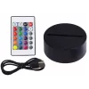 LEAN TOYS Juhtmevaba 3D LED Kuu Lamp Pultja Puutejuhtimisega, 16 Värvi, Hämardatav, Laetav, PLA, 150 mm