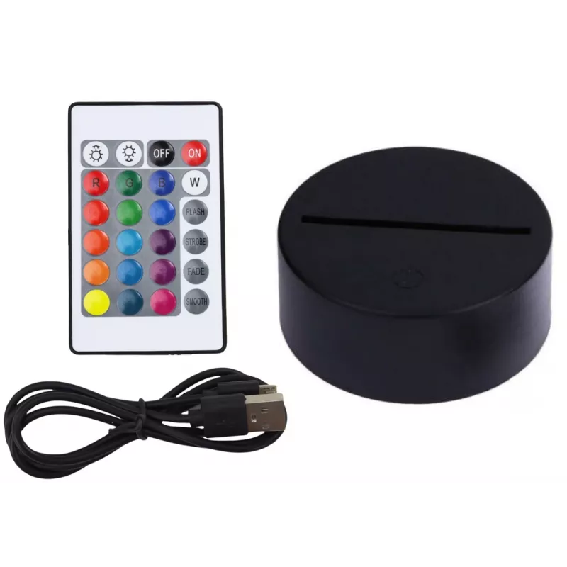 LEAN TOYS Juhtmevaba 3D LED Kuu Lamp Pultja Puutejuhtimisega, 16 Värvi, Hämardatav, Laetav, PLA, 150 mm