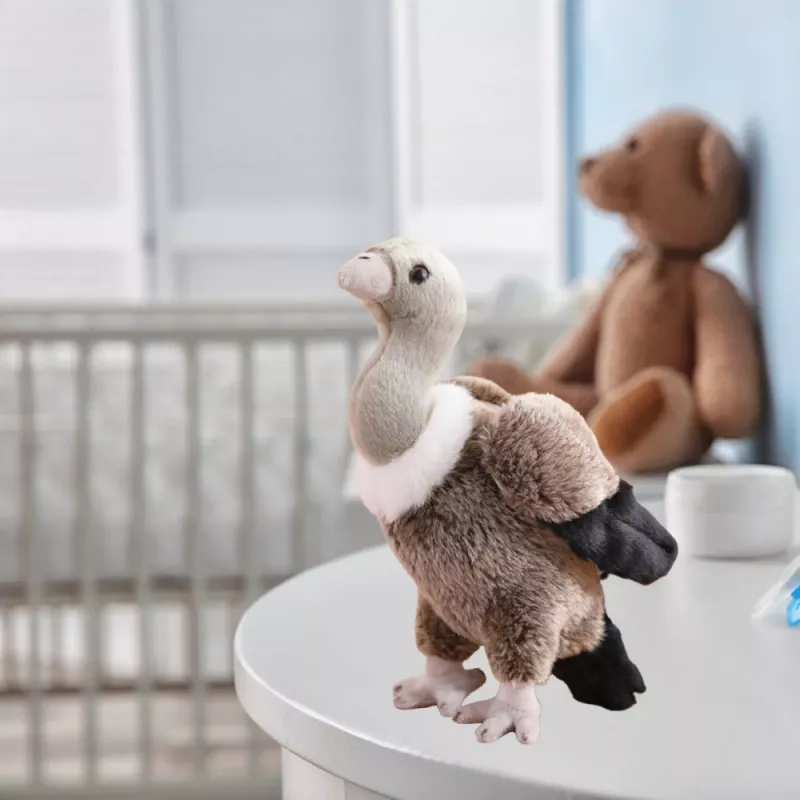 LEAN TOYS pehme kaeluskotkas linnu pehme mänguasi maskott kaisukaru 25cm