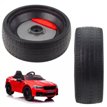 LEAN TOYS esiratas BMW M5 DRIFT 12V akutoitel sõidukile - must