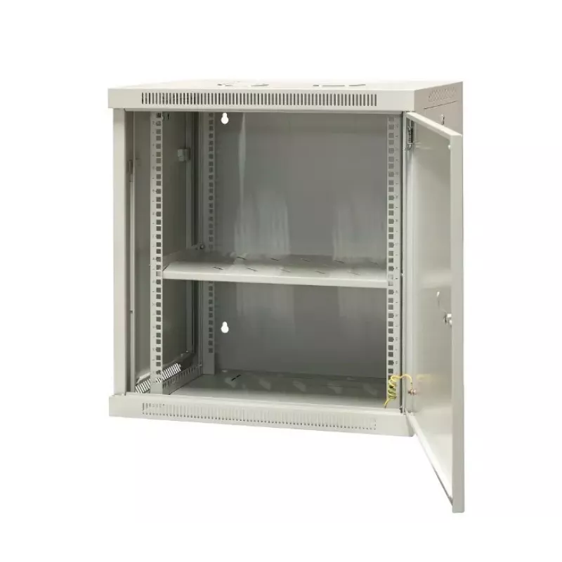 EMITER EM/AP6412-B 12U seinale kinnitatav võrgukapp 19 inch 600x450x635mm must teras