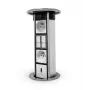 LEGRAND EM/HU-STP-1S-3EU lauaarvuti tühi korpus 8 moodulile, alumiinium/must