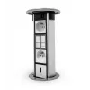 LEGRAND EM/HU-STP-1S-3EU lauaarvuti tühi korpus 8 moodulile, alumiinium/must