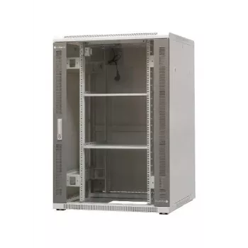 EmiterNet Top 24U vabaltseisev kapp, 800x800x1180 mm, klaasist esiuks, must EM/SH05D-8824